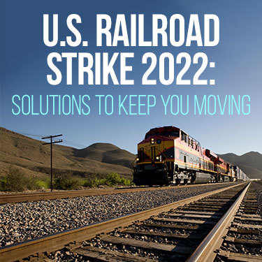 How the railroad strike affect the logistics business in the future?