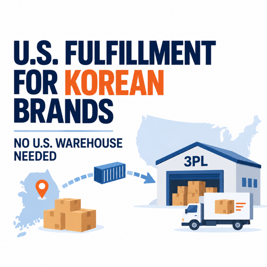 How Korean E-commerce Brands Can Start U.S. Fulfillment Without Their Own Warehouse