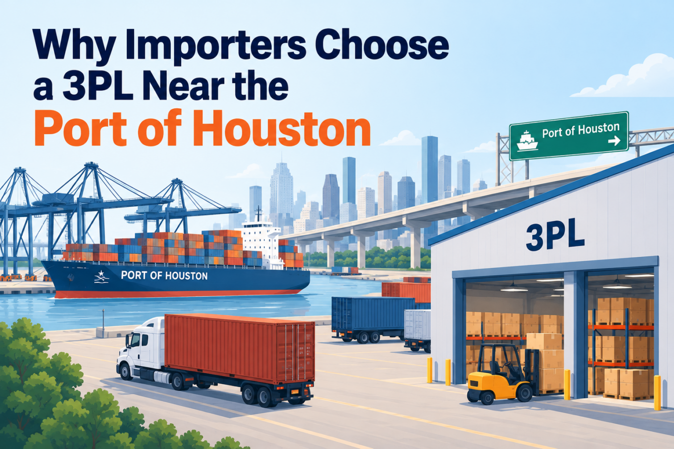 Why Importers Choose a 3PL Near the Port of Houston