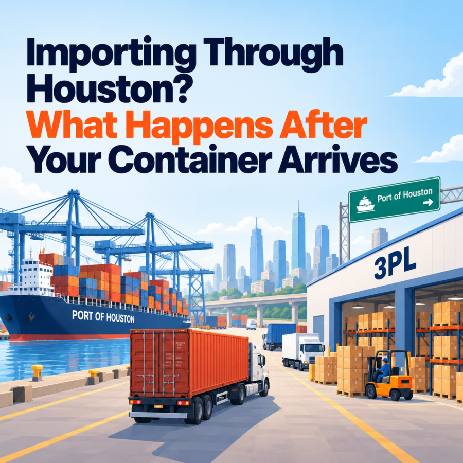 Importing Through Houston? What Happens After Your Container Arrives